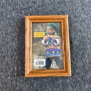 Decorel Solid Oak Wood Photo Frame 4x6 Natural Grain Vintage 1997